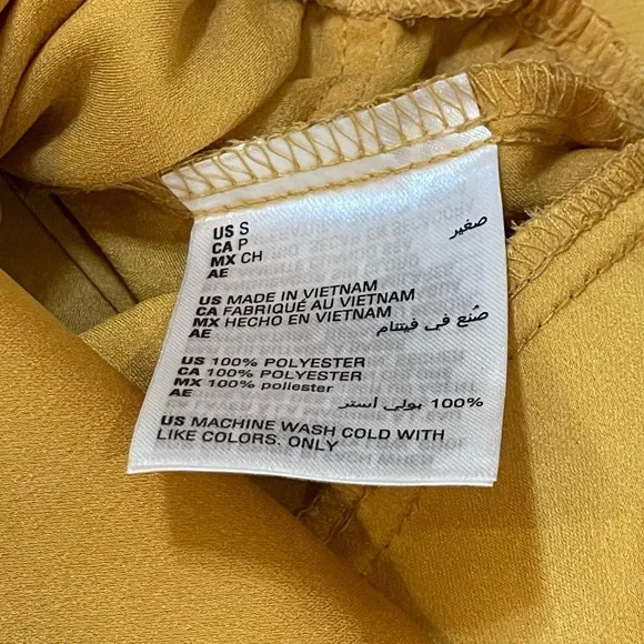 Bar III Tie-Waist Wrap Blouse Small - Picture 9 of 15